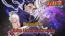 Drawing Obito Uchiha Simple !!