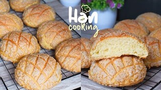 MELON PAN COFFEE | RESEP CARA MEMBUAT ROTI DORAMI YG SUPER EMPUK N MOIST | WANGI KOPINYA BERASA