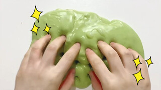 Chơi thử slime: Món tráng miệng matcha