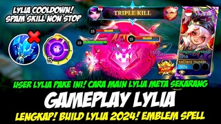 CARA MAIN LYLIA STARLIGHT SKIN + COMBO LYLIA TERBARU❗BUILD LYLIA TERSAKIT 2024❗GAMEPLAY LYLIA GLOBAL