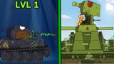 Xe Tăng Hổ Của Đức Vừa Cơ Động Hỏa Lực Kèm Súng Máy Phim hoạt hình về xe tăng Gerand Bent Barrels