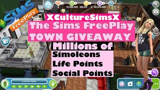 The Sims FreePlay-  My Town GiveAway |CLOSED|  XCultureSimsX