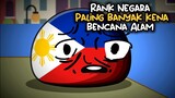 rank negara paling banyak kena bencana alam Indonesia nomor berapa?