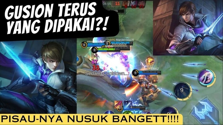 GUSION TERUS YANG DIPAKAI?! PISAU-NYA NUSUK BANGETT!!!!