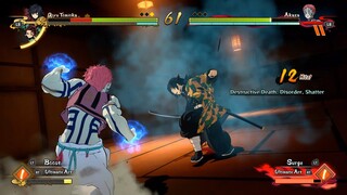 Akaza vs Tanjiro & Giyu Gameplay | Demon Slayer Hinokami Chronicles 鬼滅の刃：ヒノカミ血風譚