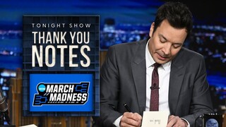 Thank You Notes: March Madness, Pixar’s Turning Red | The Tonight Show Starring Jimmy Fallon