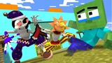 Monster School: Baby Zombie vs Sun & Moon Fight In FNAF - Sad Story | Minecraft Animation
