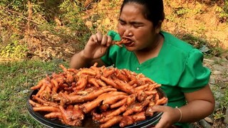 Yummy Cooking curry Chicken feet recipe & Cooking life