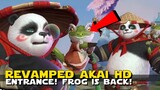 REVAMPED AKAI HD ENTRANCE ANIMATION! THE FROG IS BACK!! | MOBILE LEGENDS NEW ADVANCE SERVER UPDATE