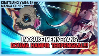 KNY S4 (159) SUPER BAR-BAR!!! Jurus Baru Inosuke Hampir Memenggal Kepala Douma!!