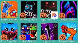 Survivor In Rainbow Craft,Poppy Playtime 3,Poppy,Poppy2 Roblox,Horror Playtime,Scary Rainbow,Monster