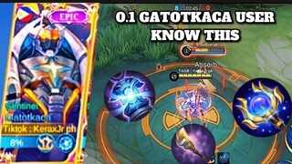 ONLY 0.1 GATOTKACA USER KNOW THIS BUILD 😱(MAPAPASABI KA NALANG NA MAG TANK BUILD KA)