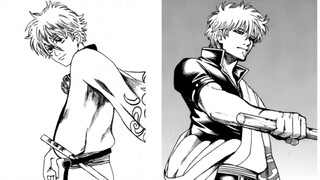 Comparison of the painting skills before and after "Gintama"