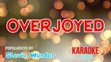 Overjoyed - Stevie Wonder | Karaoke Version |HQ 🎼📀▶️