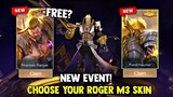 NEW M3 EVENT! CHOOSE YOUR M3 PRIME ROGER SKIN! FREE!? 2021 NEW EVENT | MOBILE LEGENDS