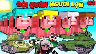 MINECRAFT, NHƯNG NOOB TEAM BIẾN THÀNH LỢN #2: ĐỘI QUÂN HEO CỦA NOOB TEAM ** PET HEO CHIẾN ĐẤU?