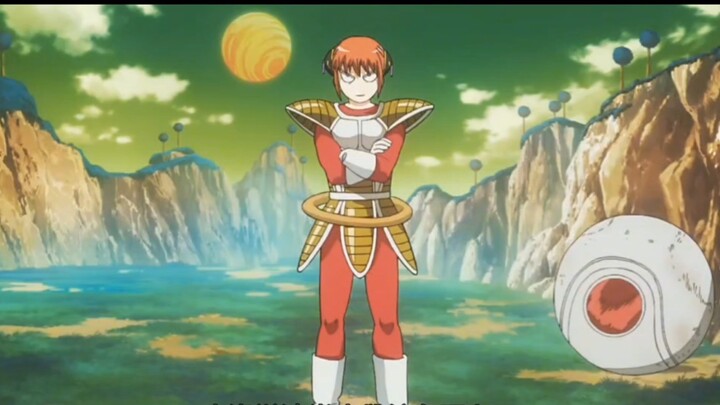 Gintama is obsessed with Dragon Ball. Every morning he transforms into Super Saiyan Ajin. It turns o
