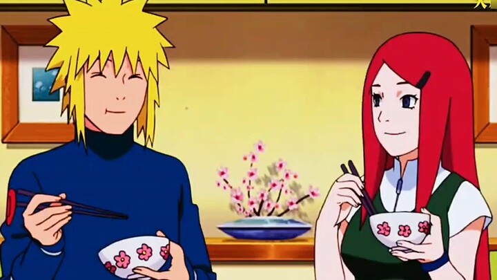 Kushina sedang hamil, Kakashi berperan sebagai pengawal Kushina