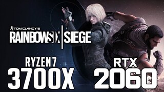 Rainbow Six Siege on Ryzen 7 3700x + RTX 2060 1080p, 1440p benchmarks!