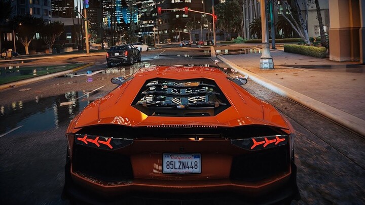 เกม|ภาพความระเอียดสูงตอนกลางคืน GTA5