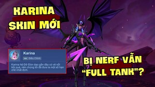 Tốp Mỡ | KARINA HẮC LONG CUỒNG SÁT MỚI: BỊ NERF LÊN FULL TANK VẪN BÁ???? | MLBB