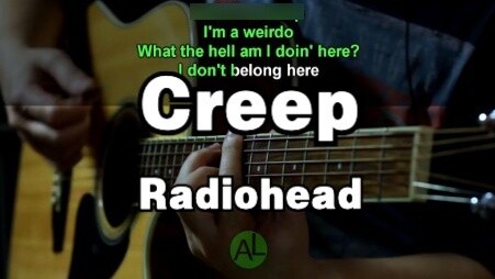 Guitar Đệm Hát | Creep - Radiohead (Karaoke phụ đề)