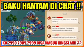 WAR BAKU HANTAM TAPI DI CHAT LK ?? KVK 2 KD 3000 2995 VS 2990 !!