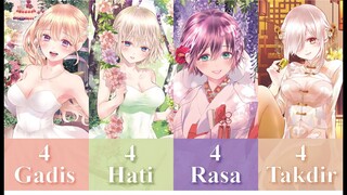 Bahas 4 Heroine Kakkou no Iinazuke