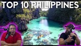 Americans React to TOP 10 PHILIPPINES (Your DREAM Destination)