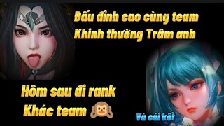 Capheny coi thường Trâm trong đỉnh cao hôm sau lại vô tình gặp trong rank khác đội | Liên quân |