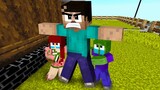 Monster School: Baby Entity Life with Bad Father - Sad Story Minecraft Animation