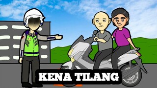 KENA TILANG PAK POLISI. ANIMASI LUCU