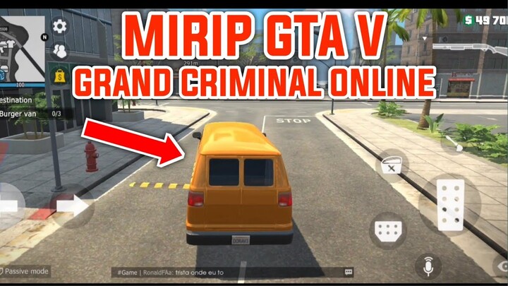 GTA V ANDROID  !! KEREN BANGET DAN MIRIP | GRAND CRIMINAL ONLINE