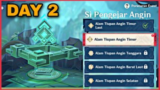 EVENT SI PENGEJAR ANGIN HARI KE 2 || ALAM TIUPAN ANGIN TIMUR GENSHIN