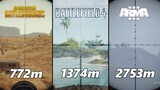 Long Range Sniper Shots In 19 Different Games