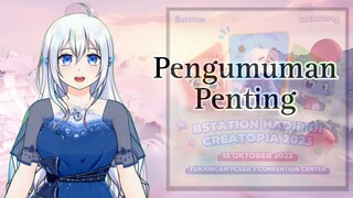 【PENGUMUMAN】Bstation X Creatopia 2023 by Hyuu #BstationXCreatopia2023