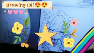 ❤❤drawing loli guys, yang mau bawa pulang silakan:v ❤❤ (speed drawing)