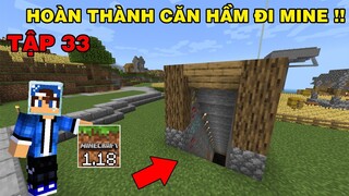 Tập 33 | SINH TỒN MINECRAFT PE 1.18 | Làm Bè Trên Biển Và Đường Ray Đi Mine..!!