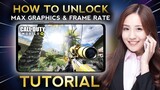 How to UNLOCK the MAX GRAPHIC QUALITY & FRAME RATE in COD Mobile *2021 | STEP-BY-STEP TUTORIAL