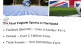 The most popular sport