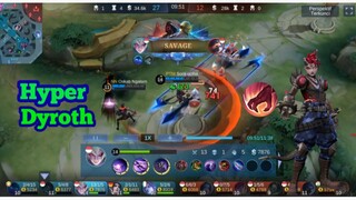 Dyroth Jungler...Savage !!! | MLBB Mobile Legend