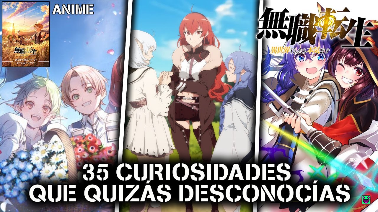 9 CURIOSIDADES ABSURDAS MUSHOKU TENSEI! Anime Rudeus