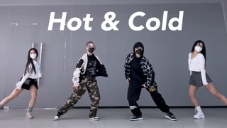 KAI, SEULGI, JENO, KARINA《Hot & Cold (温差)》舞蹈练习室全女生翻跳