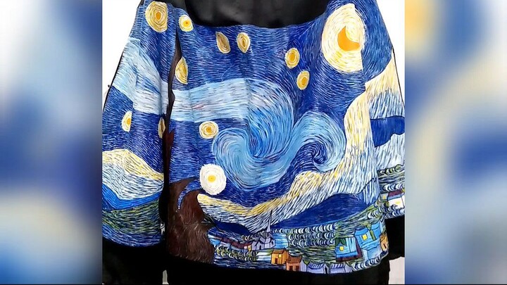 Starry night themed skart