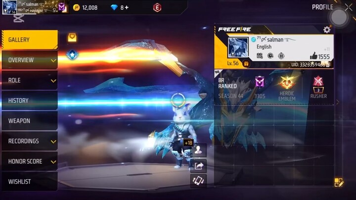 TC GAMER YT FF LOVER