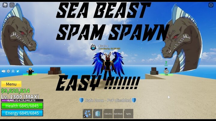 HOW TO SPAWN SEA BEAST/SPAM SPAWN TIPS! blox fruits