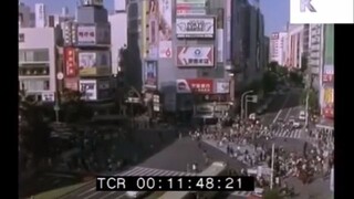 1980s Tokyo, Japan - Traffic, Busy Streets, Shibuya Crossing, Rare 35mm Footage