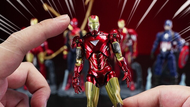 This size of Iron Man, let's call him Steel Man! Magic Storm 1/18 Iron Man assembly model sharing