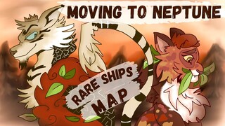 MOVING TO NEPTUNE - COMPLETE Rare ships Warriors MAP