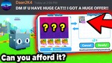 🤔This is How Much The Huge Cat Goes for in Trade - Pet Simulator X